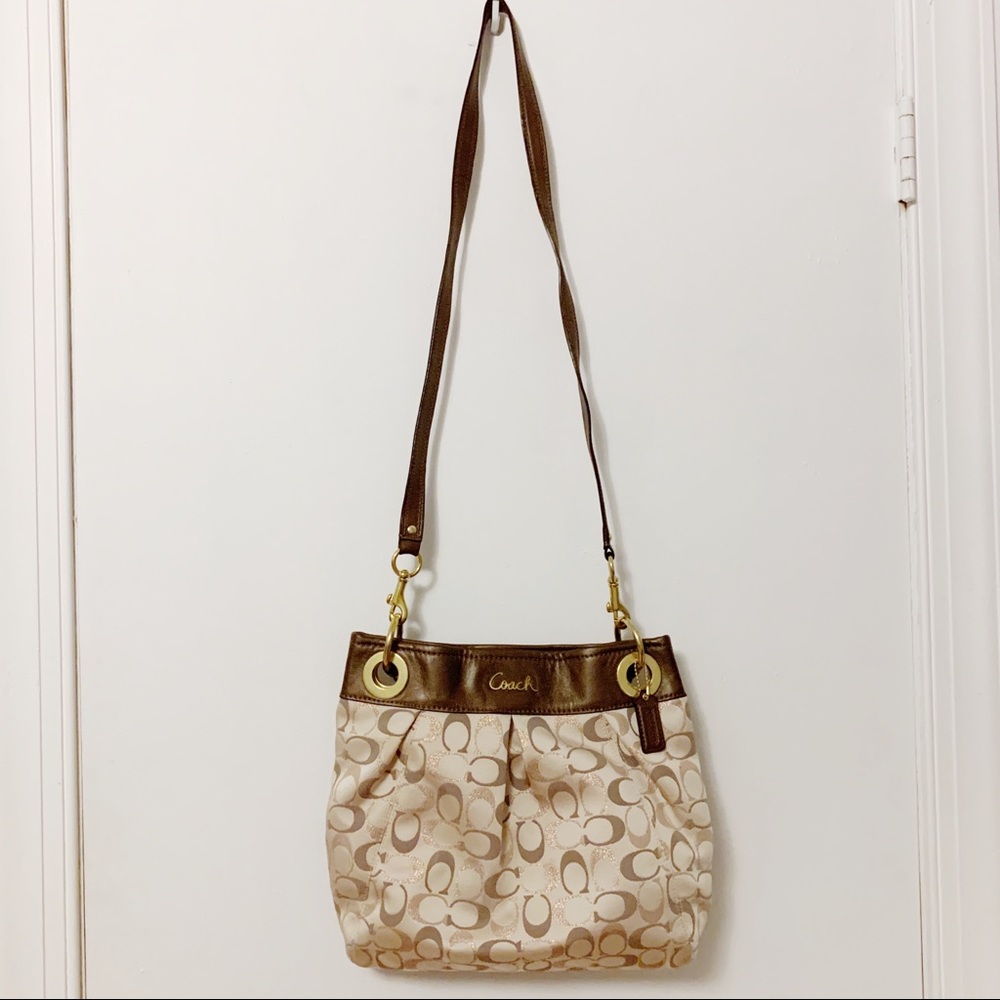 Brown coach bag